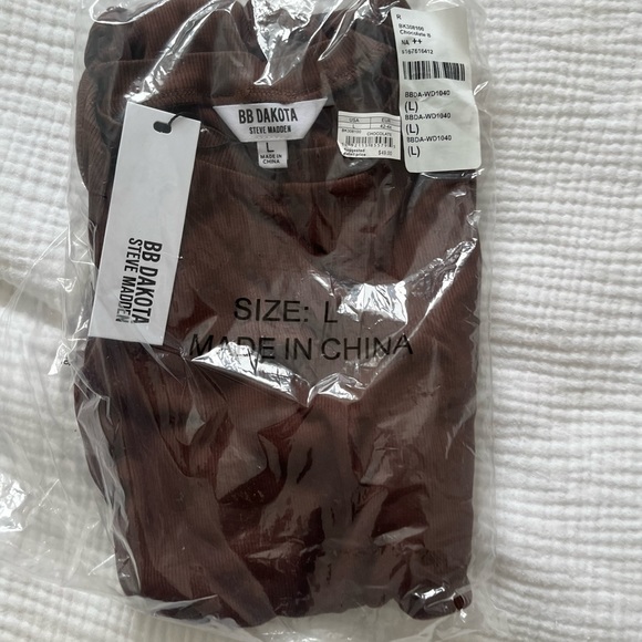 BB Dakota by Steve Madden Chocolate Ruched Mini Dress - Picture 2 of 2